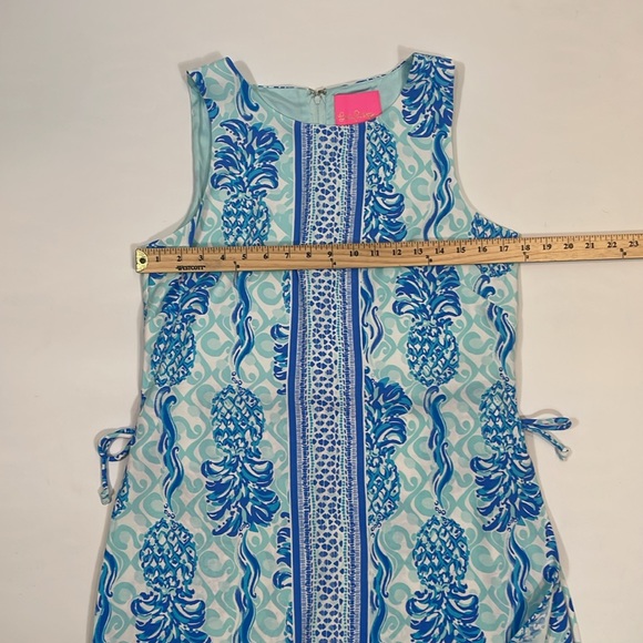 Lilly Pulitzer Donna Romper Out Of The Blue Size 8 EUC - Picture 6 of 11